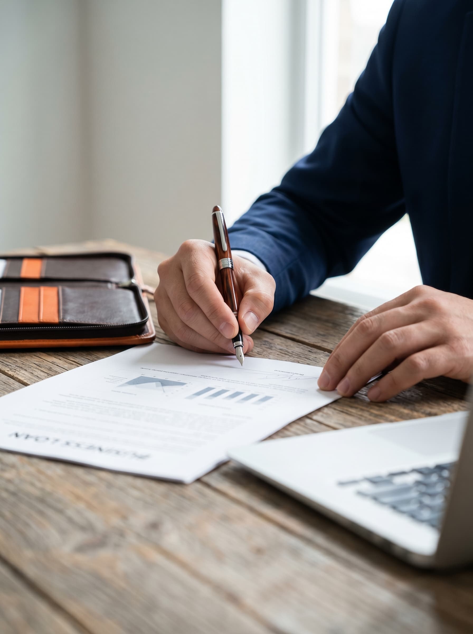 Podpisywanie umowy biznesowej